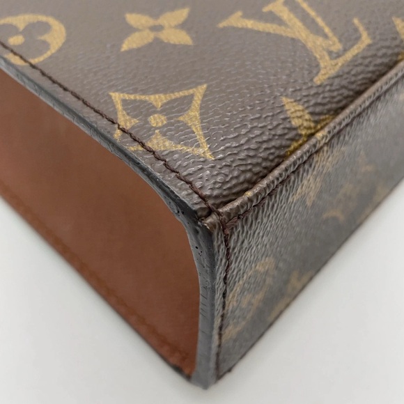 Louis Vuitton Brown and Gold Monogram Satchel malesherbes